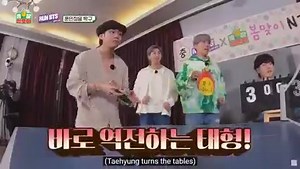 90K views · 10K reactions | They can't say anything in English but Namjoon said "change" and lost thhe points bc Jimin notice that he said it in English, but then Jimin himself said "Ok" and lost the points too. 藍 ctto. ~KookieWifeu | BTS with LUV⁷ | Facebook