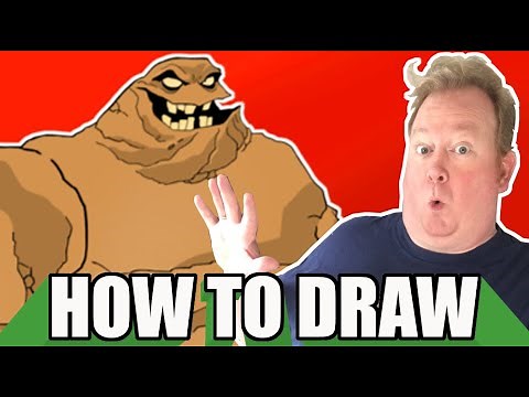 How to Draw Clayface | Batman the animated series