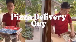 Pizza Delivery Guy Gets a Heartwarming Surprise 😢🍕