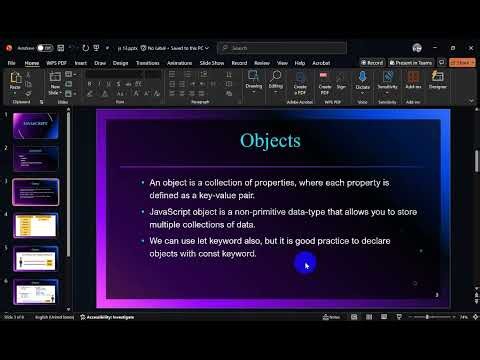 JavaScript Objects (Part 20)