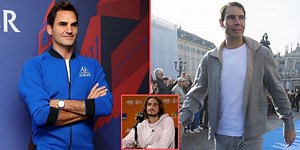 Rafael Nadal shows you that anyone can do it but Roger Federer's precision is difficult to duplicate, says Stefanos Tsitsipas