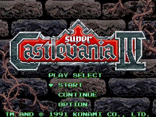 SFC恶魔城4(Super Castlevania IV)美版一命通关【个人留档记录向】