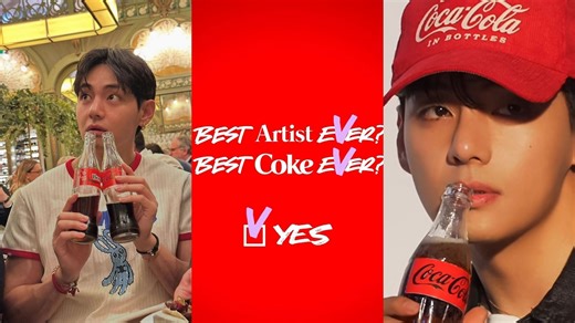 “Never question his choices” - Fans react as BTS’ Taehyung becomes Coca-Cola Korea’s new ambassador for Coke Zero campaign