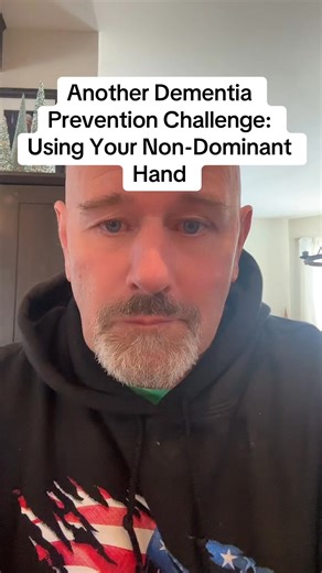 Another Dementia Prevention Challenge: Using Your Non-Dominant Hand #dementia #alzheimer #fyp #memory #drclintsteele | Dr. Clint Steele