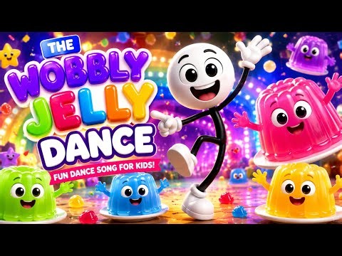 The Wobbly Jelly Dance | Kids Dance Party Song