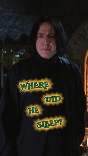 Where Did Hogwarts Teachers Sleep? 🏰 (Part 3: Snape) #HarryPotter #Shorts #WizardingWorld