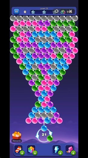 😊 I completed 3 levels in Bubble Pop Master and it gifted me 200 coins! 🎉