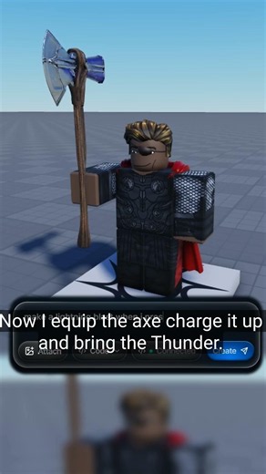 Thor x Roblox #forgeguipartner #robloxdev #roblox