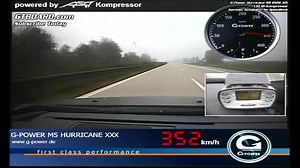 38K views · 1.1K reactions | Daytime 357 km/h (223 mph) GPS G-Power BMW M5 Hurricane RS in cold weather on German Autobahn https://www.youtube.com/watch?v=fJ2YkbXyRgM | GTBOARD.com | Facebook