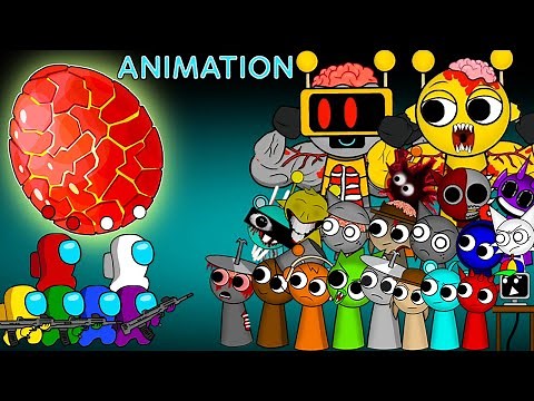 SPRUNKI LORE COMPILATION | AMONG US ANIMATION