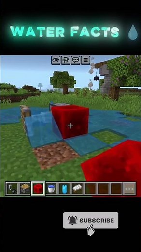 💧 Minecraft water facts #minecraft #shots #minecraftbuild #viral #populer