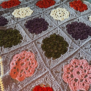 XL Granny Square Blanket