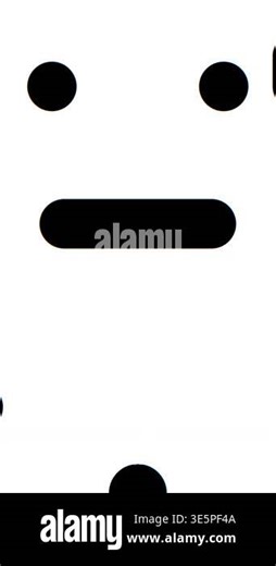 Abstract black geometric shape pattern scrolling in motion on white minimal background Stock Video Footage - Alamy