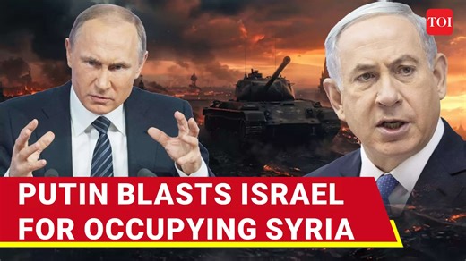 Putin Calls On Israel To Vacate Syrian Territory After Recent IDF Incursions Post-Assad Collapse