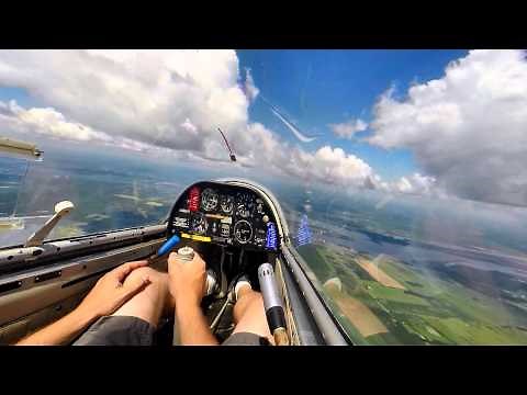 Gliding Lesson - Great soaring day and training flight