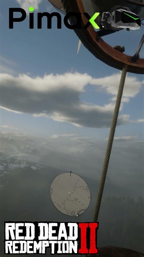 RDR2 Hot Air Balloon Mod #rdr2 #shorts #gaming #youtubeshorts #pimax #4k #pcvr #aviation #vrgameplay