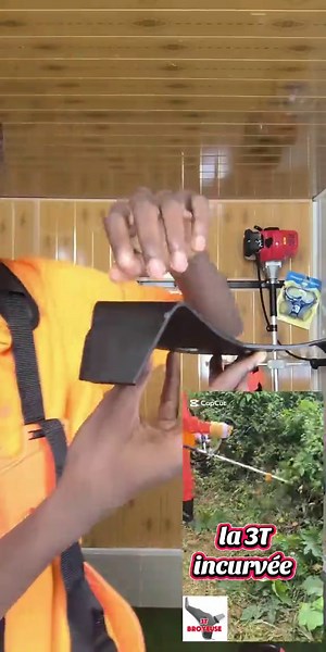 Lames 3T incurvée pour débroussailleuse et plantation