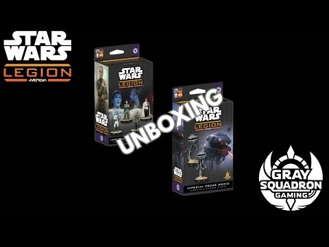 Star Wars Legion Unboxing: Imperial High Command and Probe droids