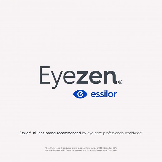 Eyezen lenses let your eyes relax from all that screen time. Ask about them at your local Essilor Expert. | Essilor
