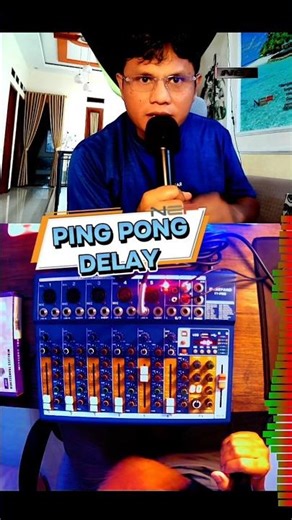 Ping Pong Delay in the F7 Pro Audio Mixer with 99 DSP Effects