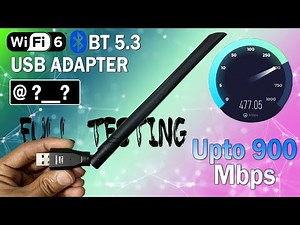 Fenvi AX900+BT | WI-FI 6 USB Adapter for PC - Dual Band Upto 900mbps - Testing and Review