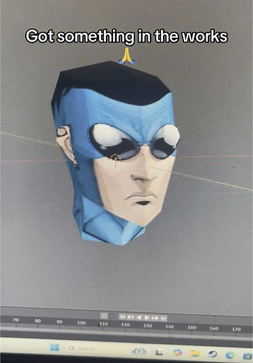 Creating Invincible's Hair Model in Blender 3D