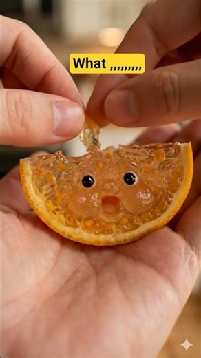 🍊 Orange“Orange Juice Explosion Bite 🍊”#orange #asmr #fruit #shorts