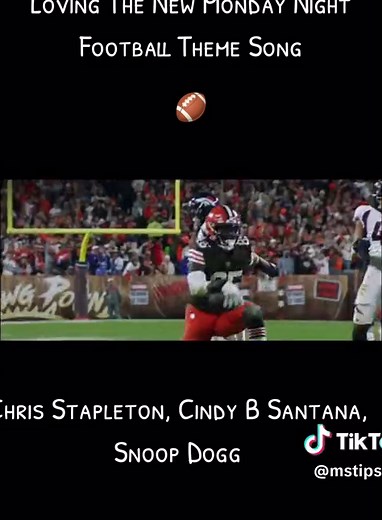 The new MNF theme song. #mnf #themesong #mondaynightfootball #song #chrisstapleton #cindysantana #snoopdogg #music #song #fypシ #fyp #fypシ゚viral #fypage #fypviral #foryoupage #foryou #foryourpage