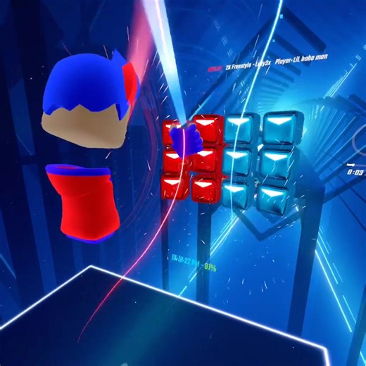 2k freestyle #daliypost #beatsaber #rhythmgame #vr #virtualreality