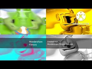 Gummy Bear Song HD (Four Wibbly Wobbly Versions At Once)