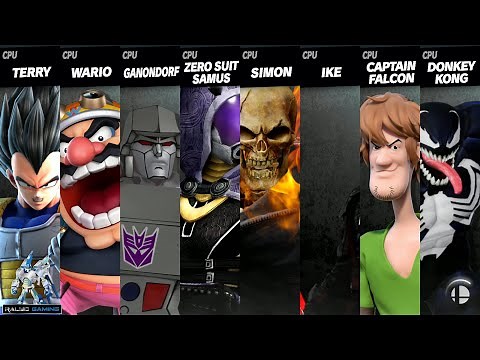 Vegeta vs Wario vs Megatron vs Tali vs Ghost Rider vs Vader vs Shaggy vs Venom