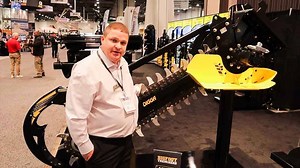 Need a trencher for your machine? At Digga we offer trenchers for excavators, skid steers, compact loaders & more. They come with an innovative design that will make you trench quickly and efficiently. Beau tells us about the outstanding Digga-features. | Digga North America | Facebook