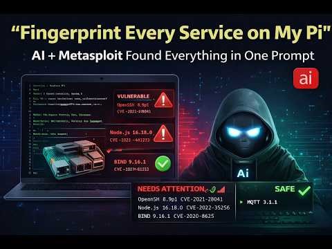 Fingerprint Every Service on My Pi — AI + Metasploit Found Everything in One Prompt