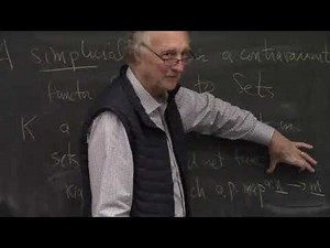 John Morgan - Simplicial Sets - Homotopy Theory Lectures at Stony Brook - 05 Nov. 2018