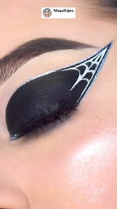 Maquillaje de Halloween🕸️ #maquillajehalloween #makeupartist #makeup #Halloween #makeuptutorial #makeuplover #makeupaddict #maquillaje | Maquillajes.