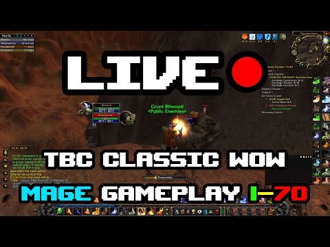 🔴LIVE | TBC Fire Mage 1-70 Gameplay! @iambewood