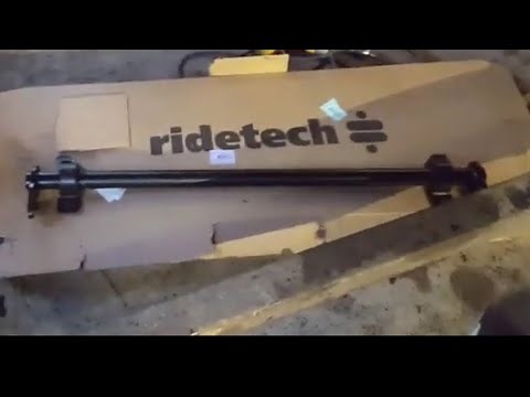 Ridetech suspension sway bar bracket install, A-body 68-72 Chevelle, GTO, LeMans,