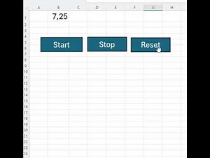 Excel VBA Stopwatch ⏱🔥 | Track Time with This Fun Automation Trick! #shortsvideo