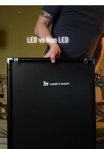 LED vs Non-LED Wall Frames for LEGO Displays