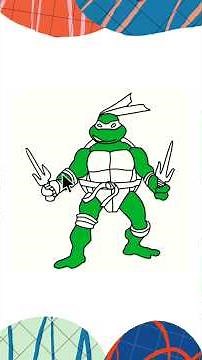 Drawing Ninja Turtle — Easy Drawing for Kids