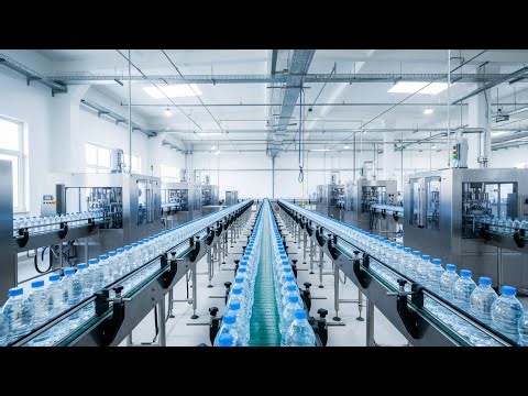 How Bottled Water Is Made | Inside the Modern Water Bottling Factory