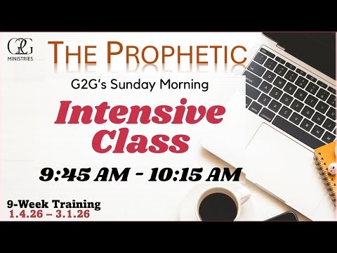 PROPHETIC INTENSIVE LESSON #1