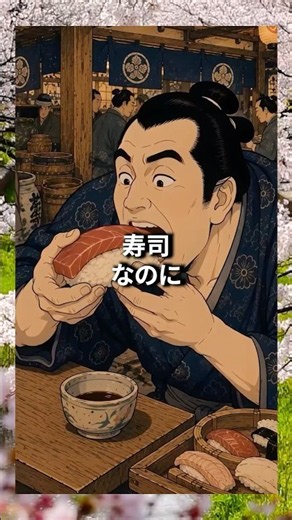 一口では食べれない江戸の寿司【江戸時代の寿司職人の1日ルーティーン】#江戸時代 #雑学 #歴史