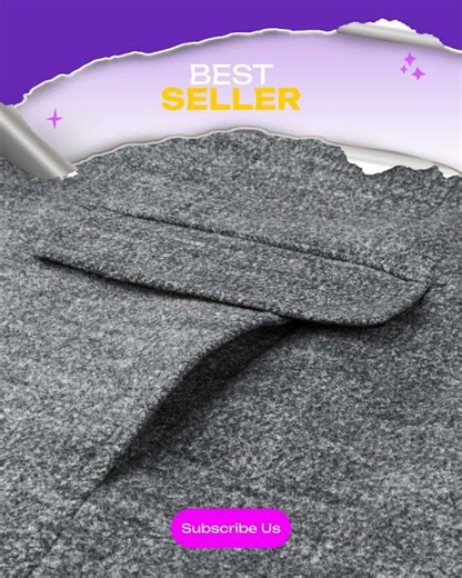 WULFUL Mens Winter Wool Trench Coat Slim Fit Pea Coat With Removable Plaid Scarf