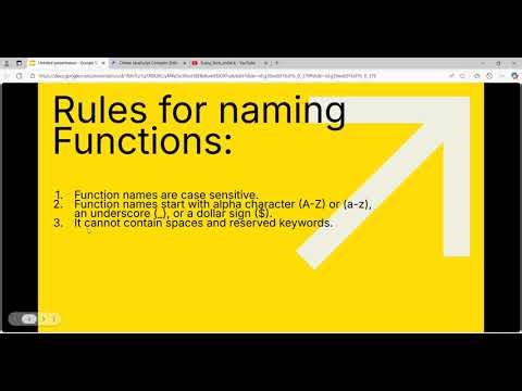 Functions in JavaScript