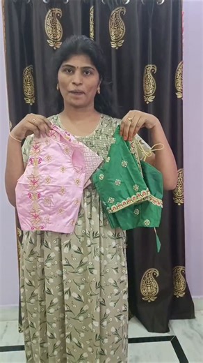 krishnaponnamvlogs | Custamized Michine work blouses 👍😍 @cvs_uniques17 . . . . #maggamwork #blousemodels#neckdesigns#fashion #viral | Instagram