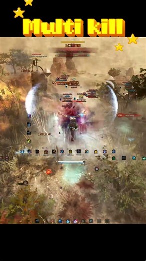 Witch awake pvp short muti kill #bdo #blackdesert