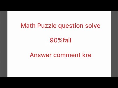Logic brain tester 99% fail|| math puzzle// reasoning problems