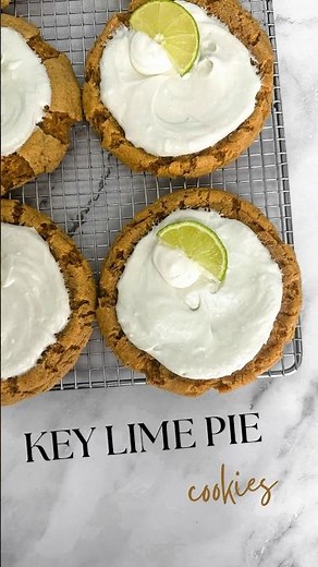 Delicious Key Lime Pie Cookies Recipe | Crumbl Copycat | Sweet & Tangy Dessert