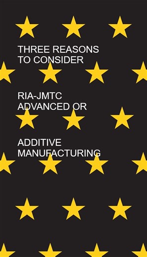 🔥 Thinking about Additive Manufacturing? Here are 3 reasons you should. At RIA‑JMTC, we see every day how additive manufacturing is transforming the way parts are designed, produced, and delivered. It’s not just the future — it’s reshaping how we build right now. From reducing waste to creating complex shapes traditional methods can’t handle, to accelerating production and prototyping, this technology is opening the door to entirely new possibilities for the Army and our industry partners. If y